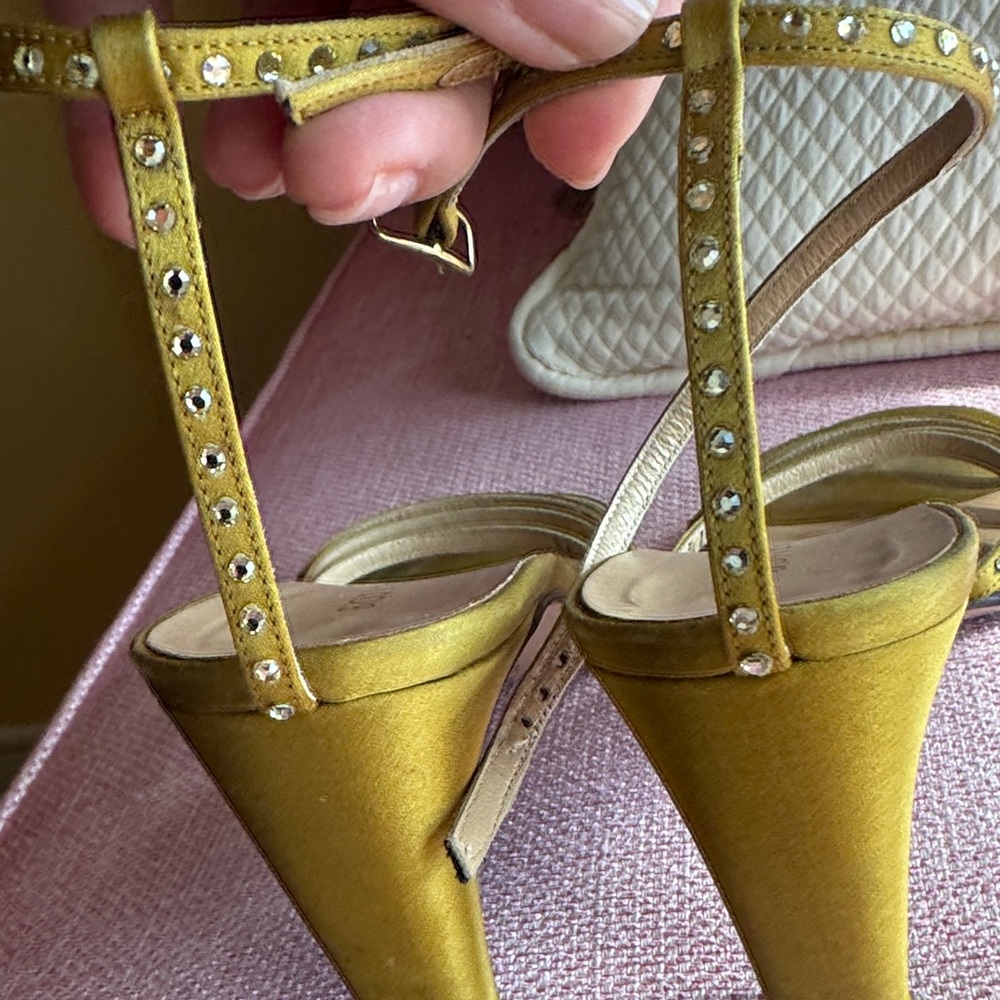 Bottega Veneta Olive Studded Sandals